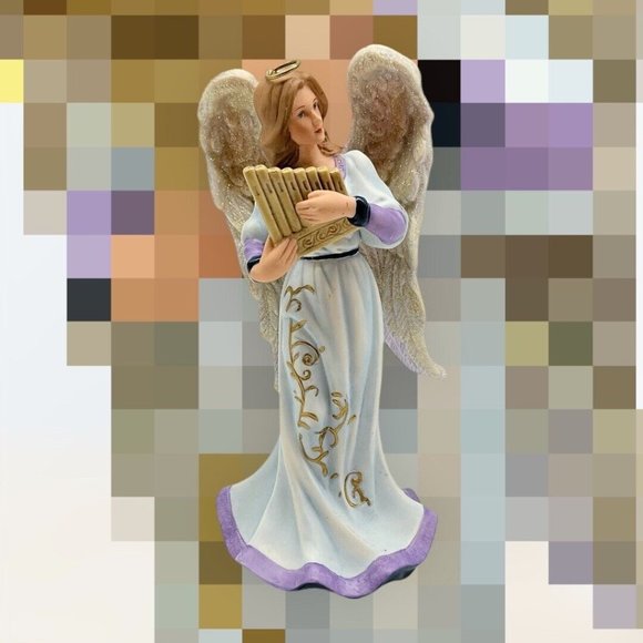 Heavens Melody Angel Figurine Thomas Kinkade Nativity Collection Limited Edition - Picture 3 of 16